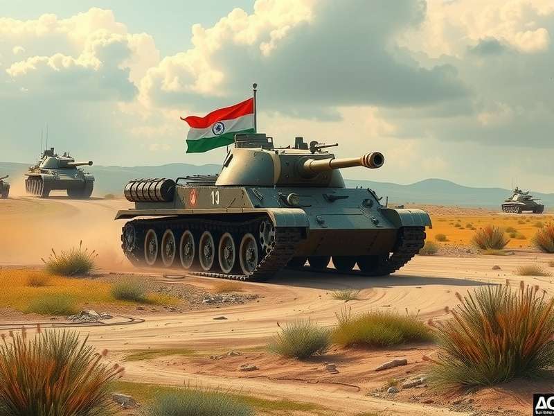 Vikram Tank Victory India Map